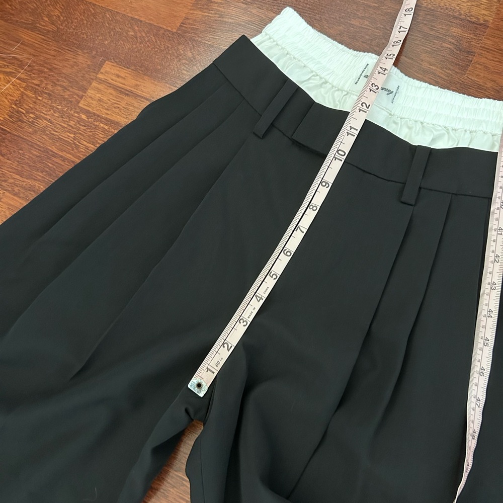 NWOT Alexander Wang Pre Styled Tailored Wool Culottes w/ Exposed Boxer Pants 00 - Picture 7 of 17